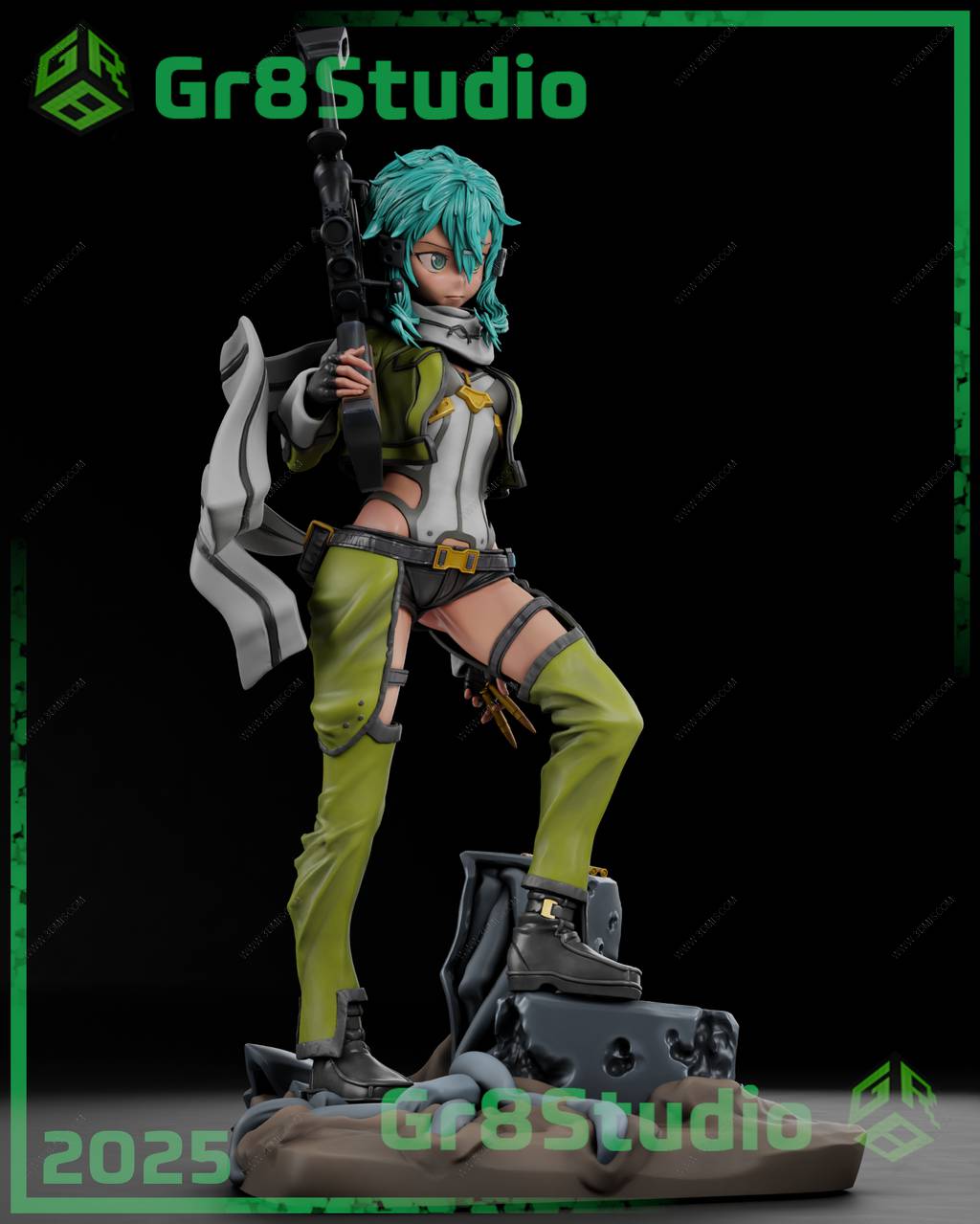 P站图纸印象馆 刀剑神域 朝田诗乃 刀剑神域 朝田诗乃