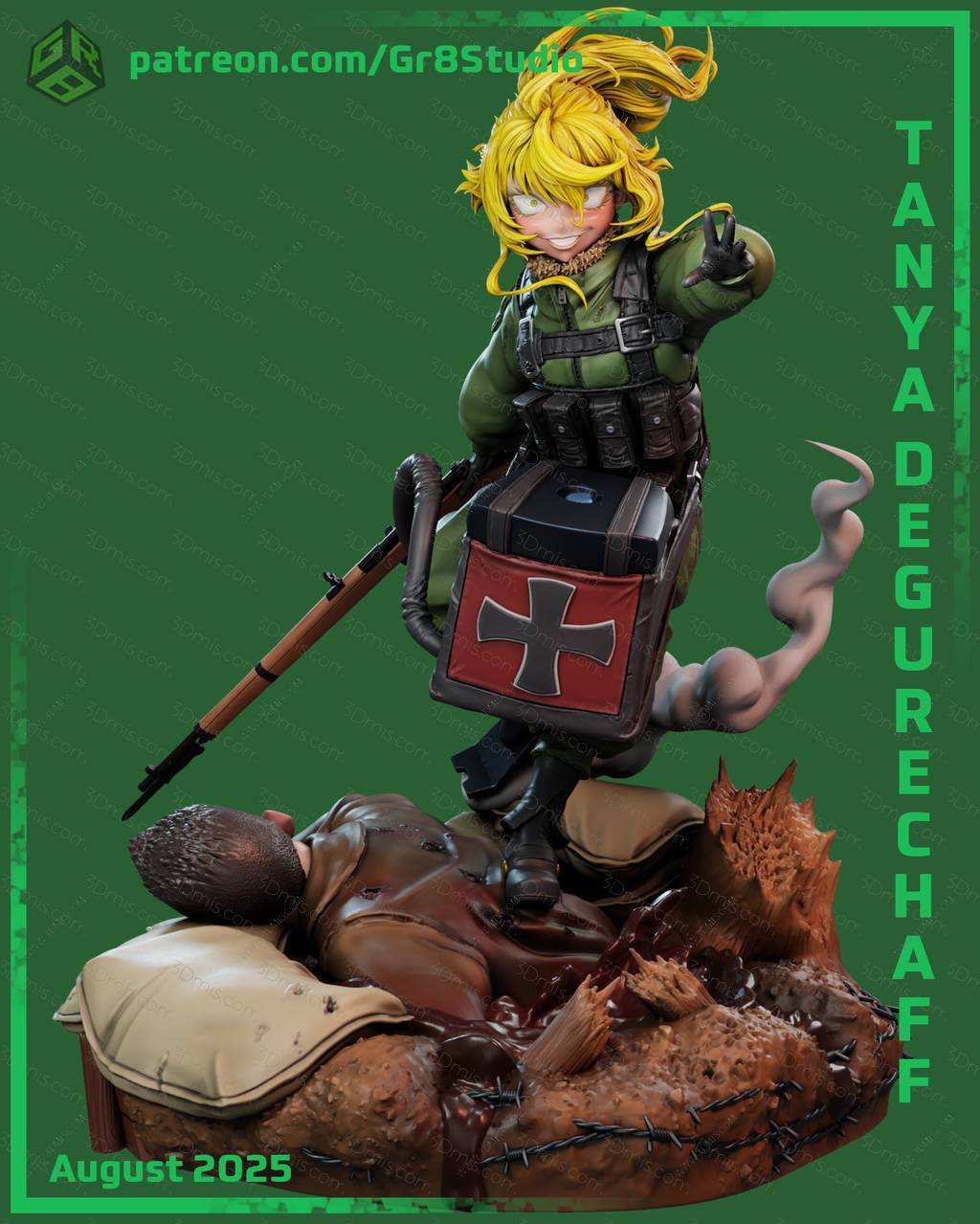 P站图纸印象馆 幼女战记 谭雅·提古雷查夫 幼女战记 谭雅·提古雷查夫