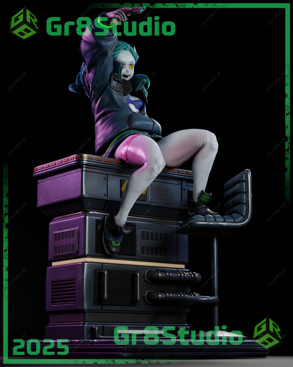 P站图纸印象馆 边缘行者 丽贝卡 边缘行者 丽贝卡