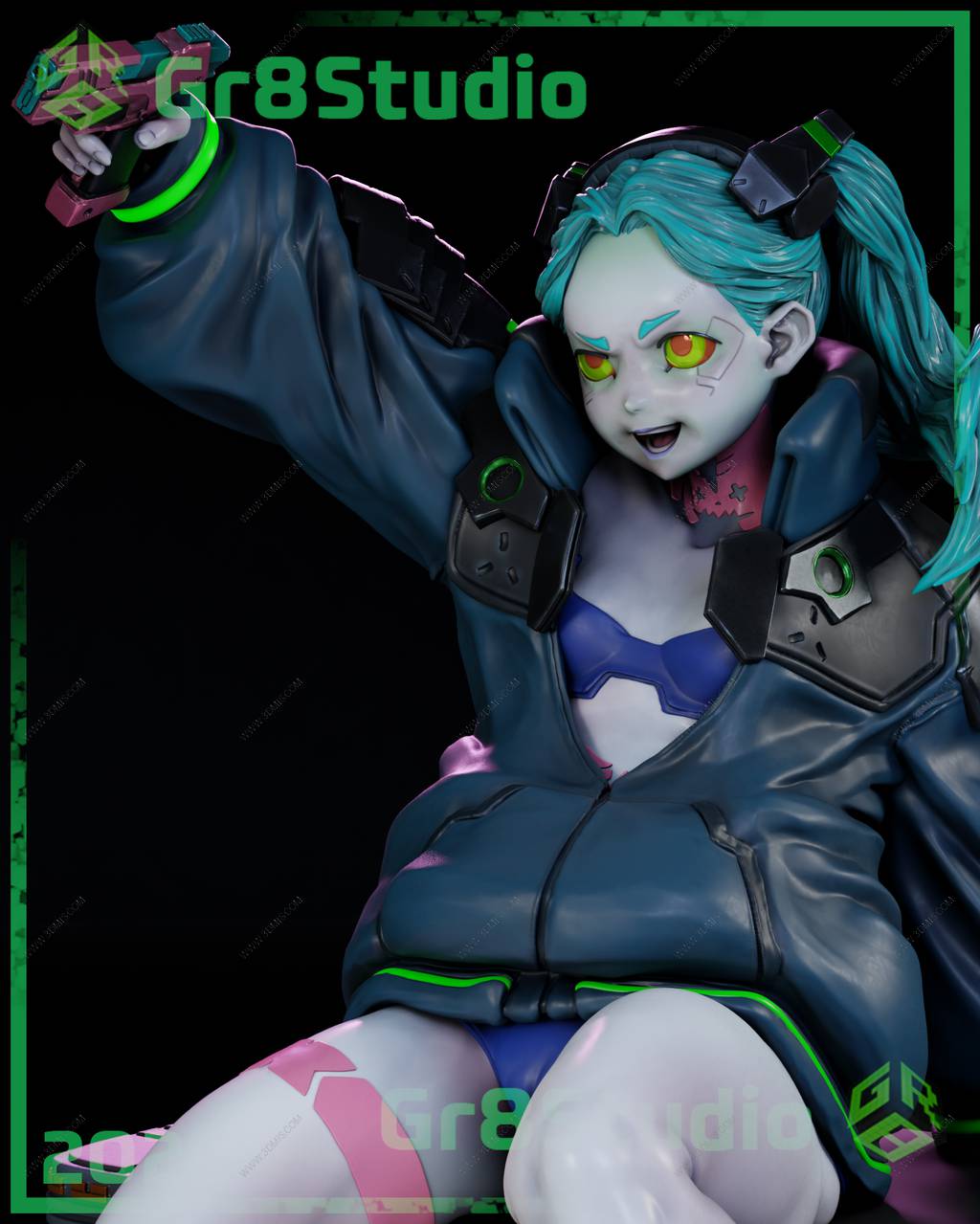 P站图纸印象馆 边缘行者 丽贝卡 边缘行者 丽贝卡