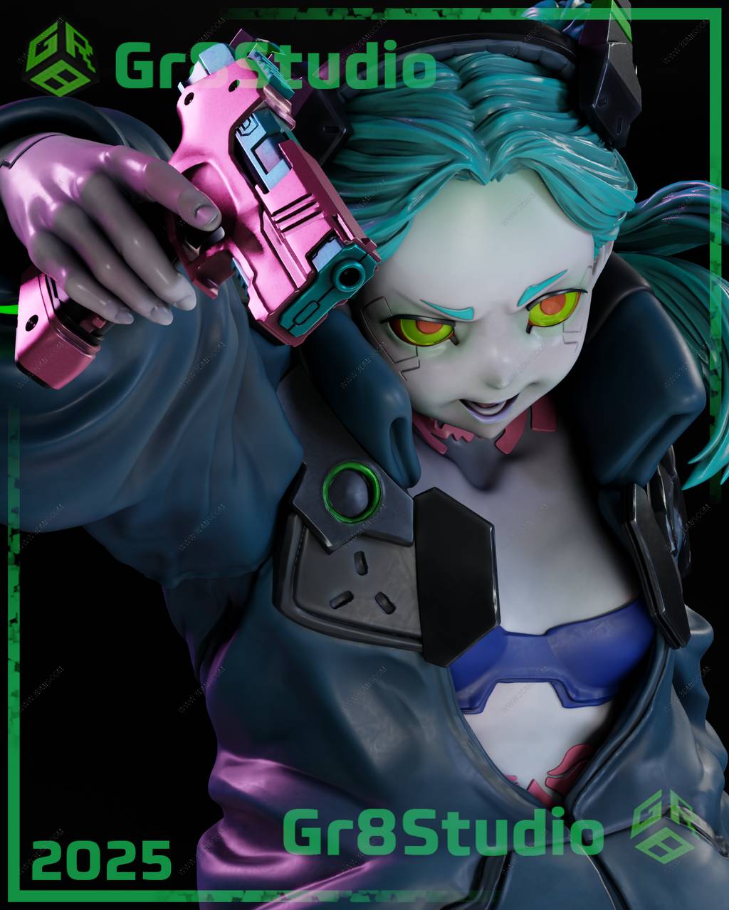 P站图纸印象馆 边缘行者 丽贝卡 边缘行者 丽贝卡