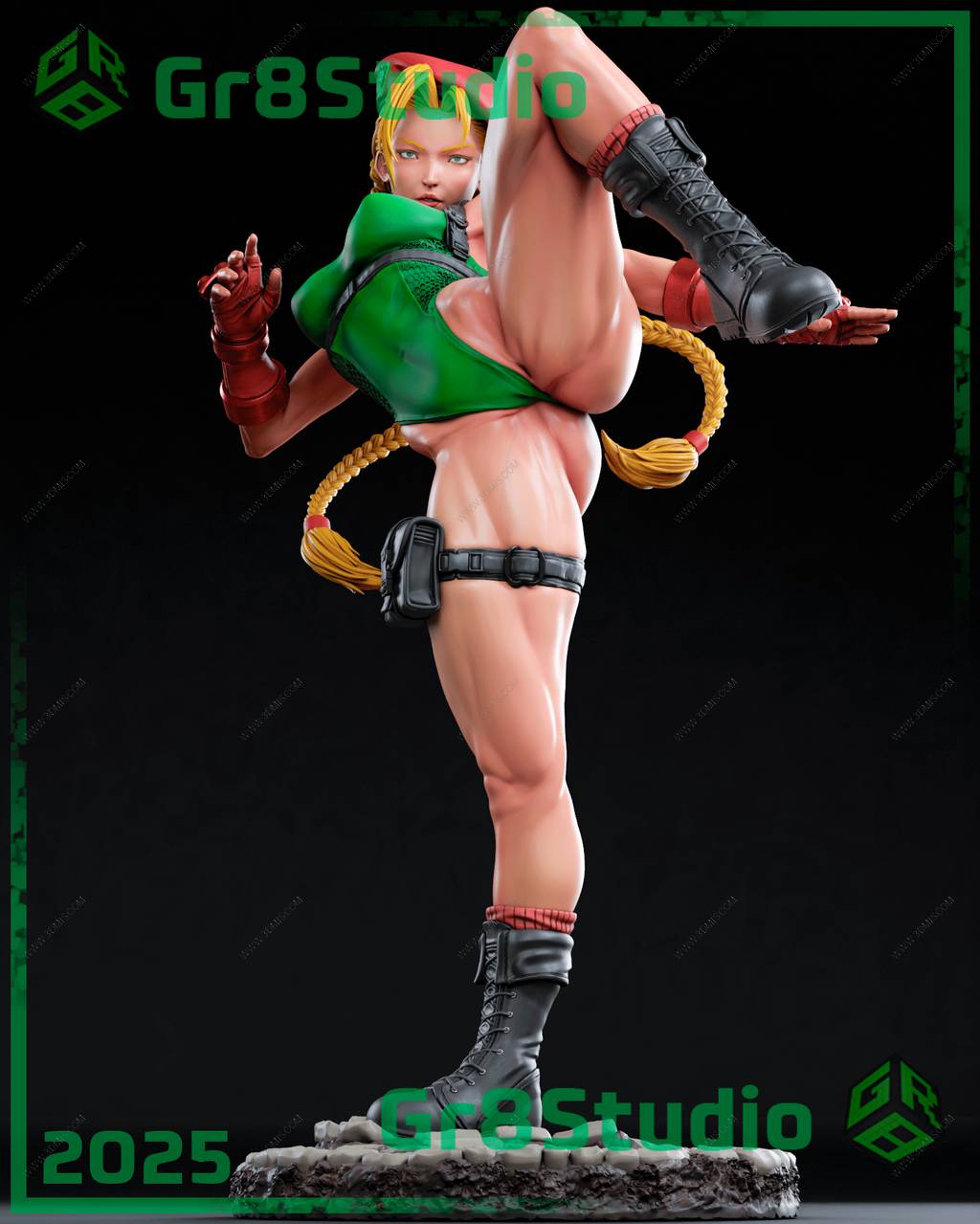 P站图纸印象馆 街头霸王 嘉米 街头霸王 嘉米