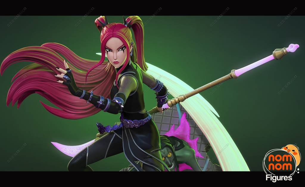 P站图纸印象馆 NomNom 猎魔女团 米拉 NomNom 猎魔女团 米拉