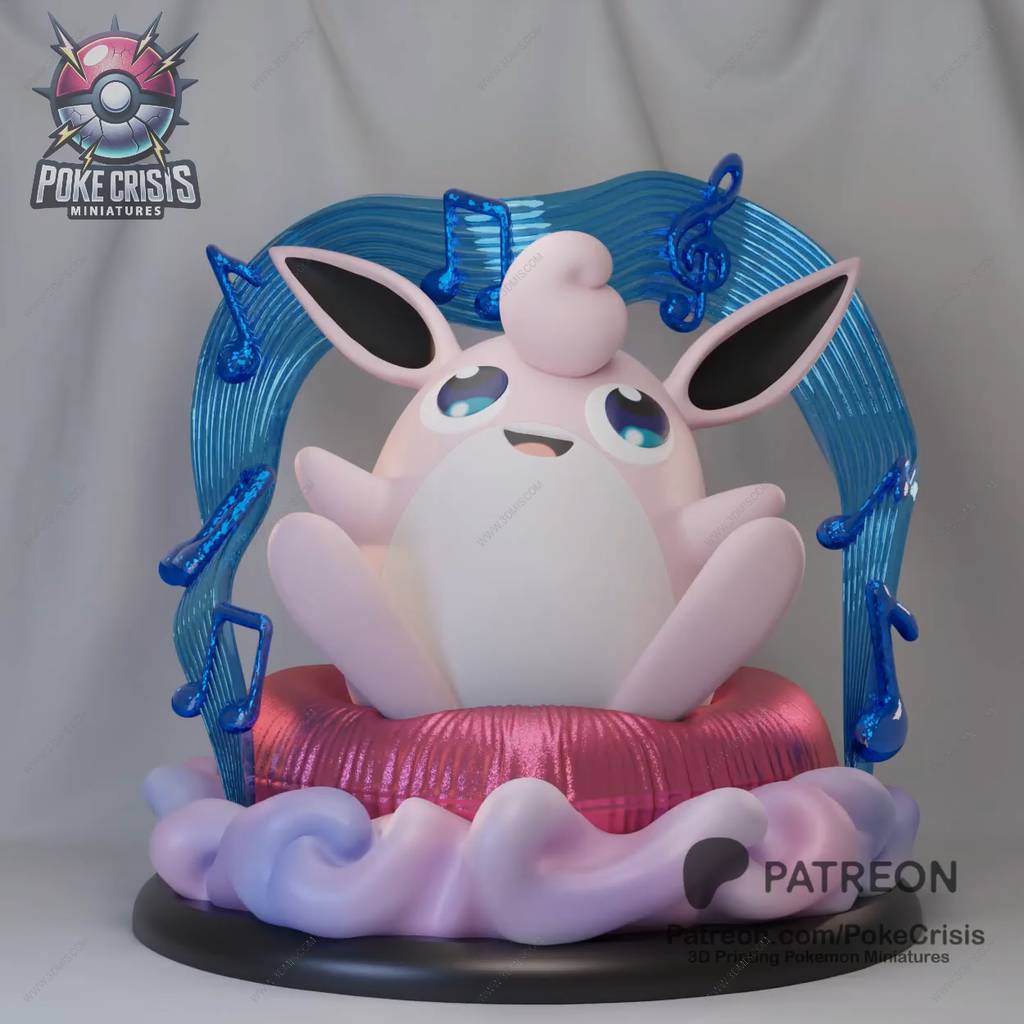 P站图纸印象馆 精灵宝可梦 胖可丁 精灵宝可梦 胖可丁