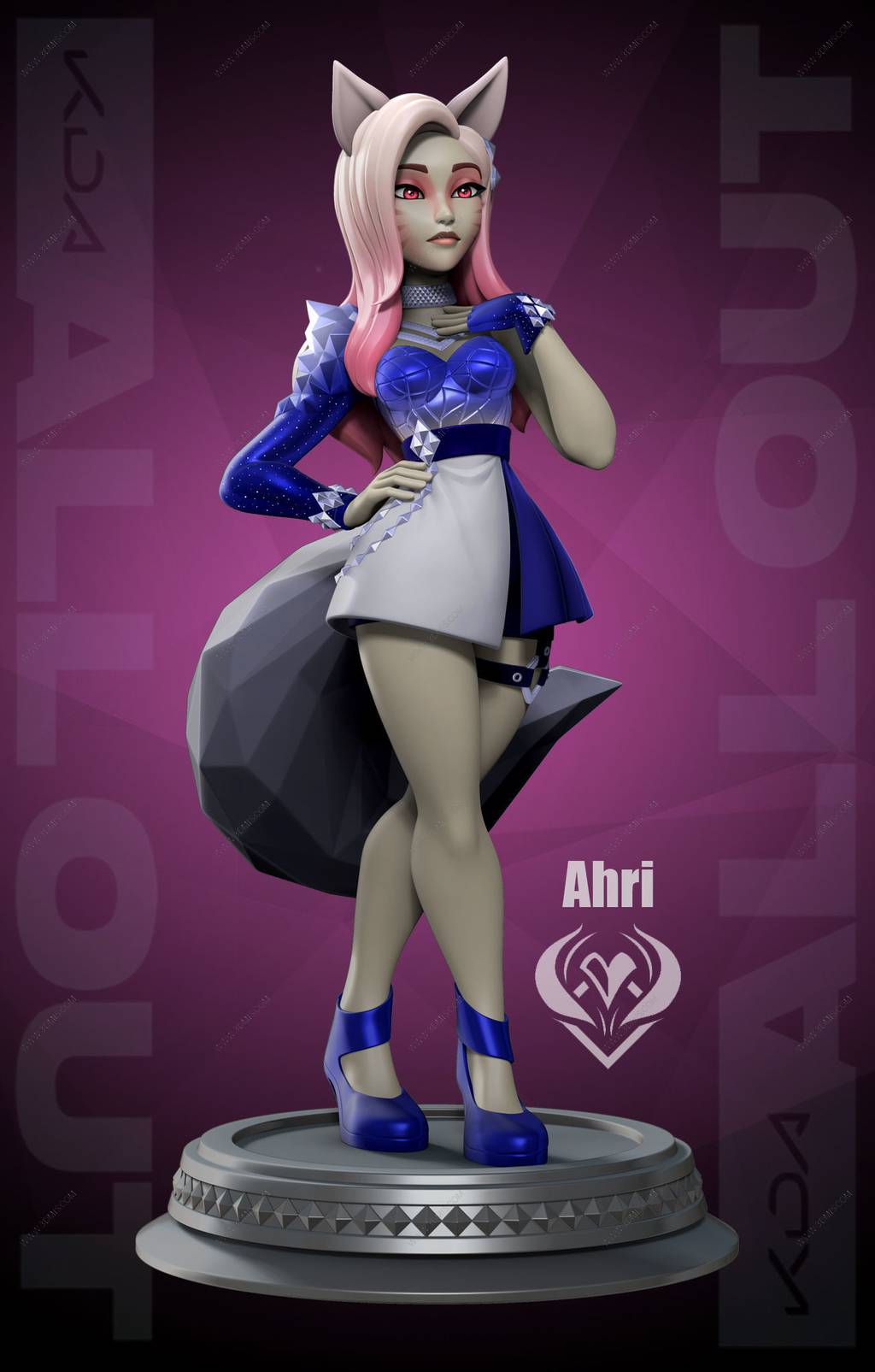 P站图纸印象馆 英雄联盟 阿狸 英雄联盟 阿狸