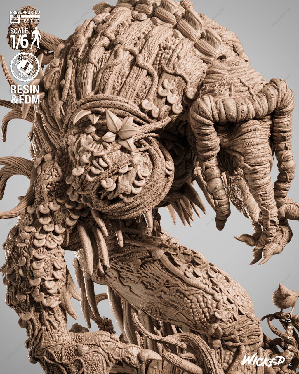 P站图纸印象馆 3DWicked 漫威 沼泽怪物 3DWicked 漫威 沼泽怪物