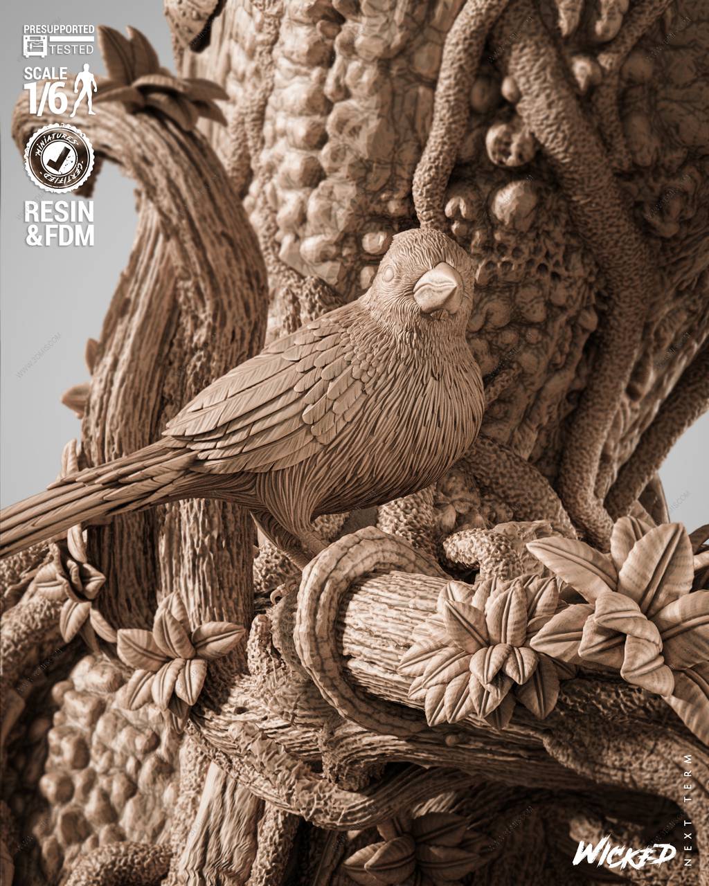 P站图纸印象馆 3DWicked 漫威 沼泽怪物 3DWicked 漫威 沼泽怪物