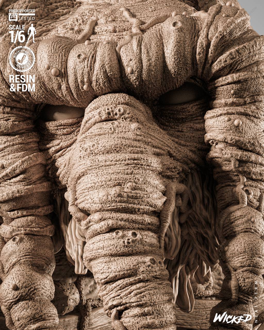 P站图纸印象馆 3DWicked 漫威 沼泽怪物 3DWicked 漫威 沼泽怪物