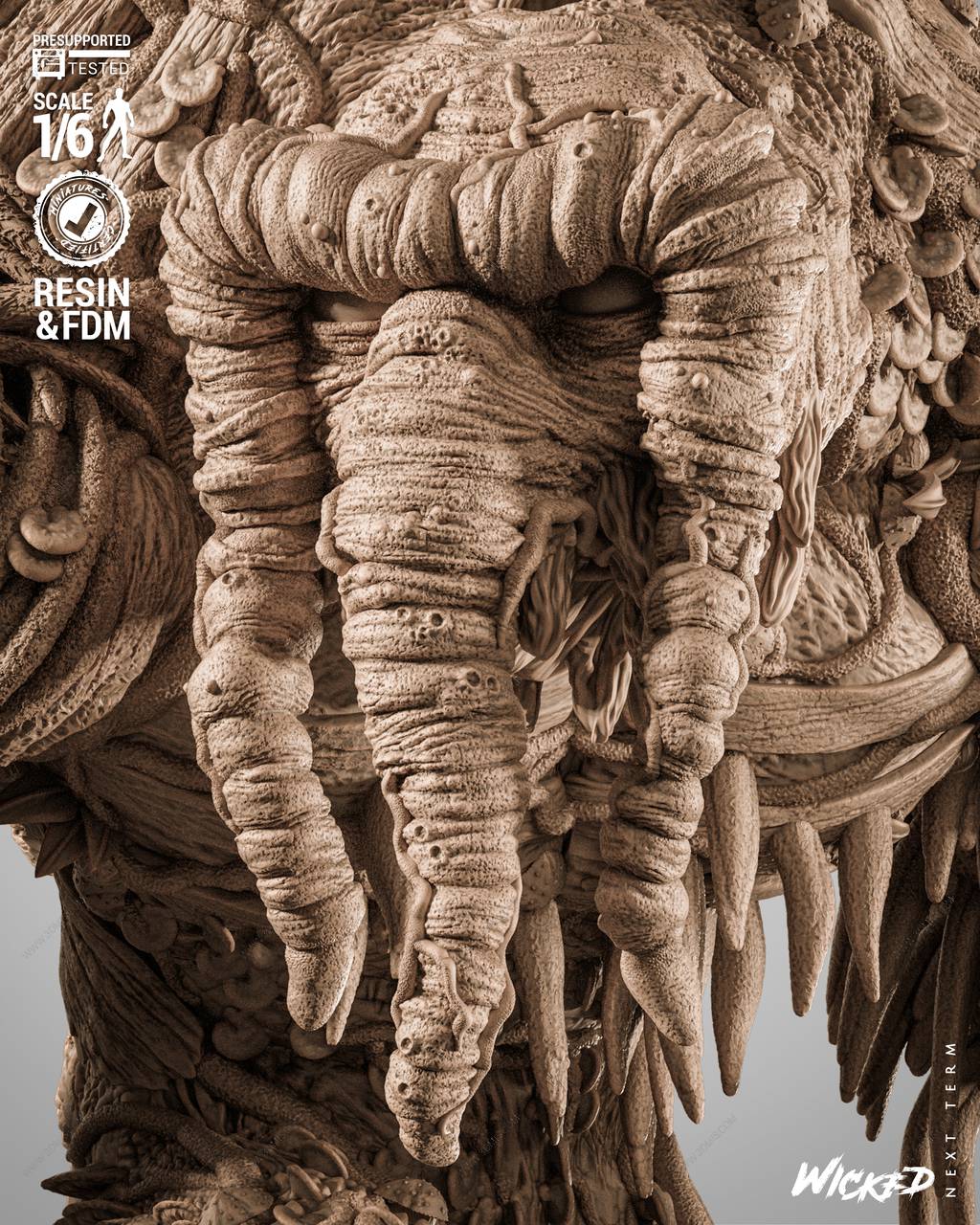 P站图纸印象馆 3DWicked 漫威 沼泽怪物 3DWicked 漫威 沼泽怪物