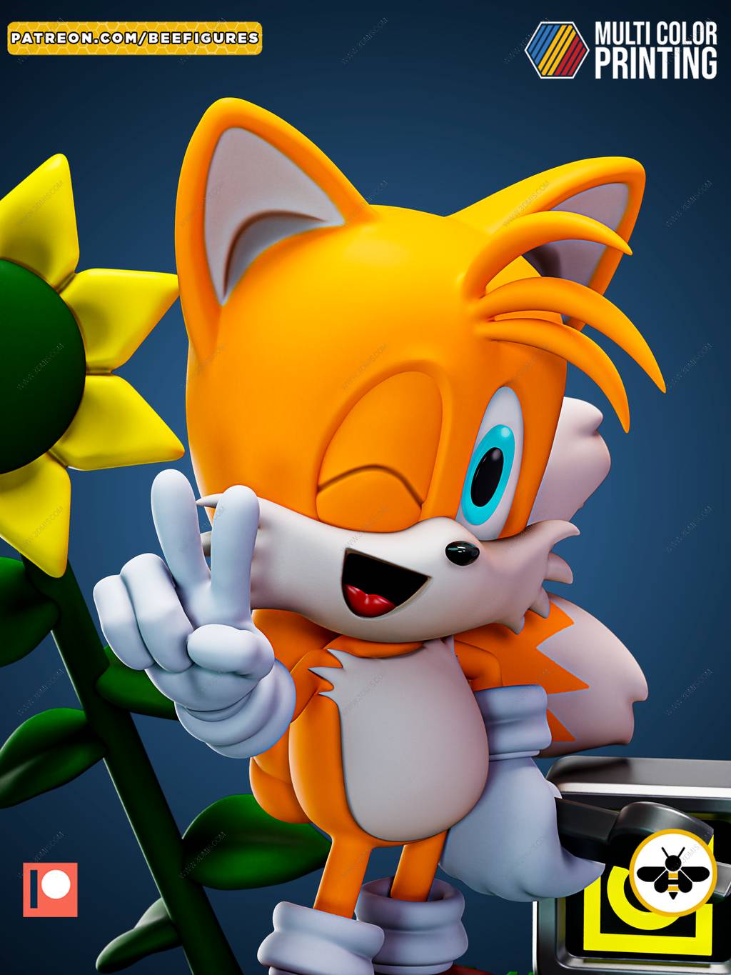 P站图纸印象馆 Bee Figures 音速小子 塔尔斯 Bee Figures 音速小子 塔尔斯