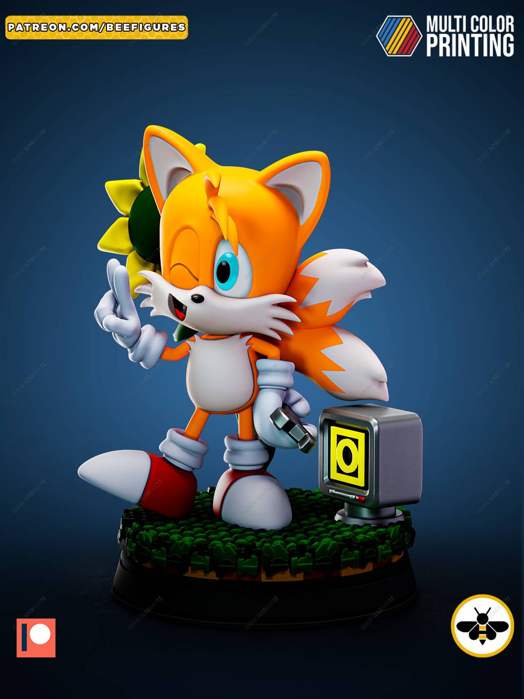 P站图纸印象馆 Bee Figures 音速小子 塔尔斯 Bee Figures 音速小子 塔尔斯