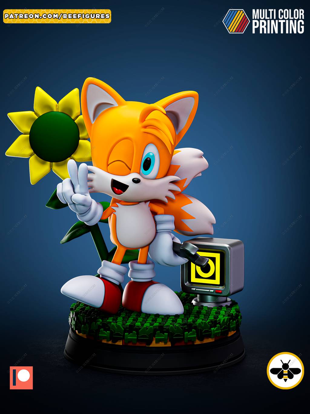 P站图纸印象馆 Bee Figures 音速小子 塔尔斯 Bee Figures 音速小子 塔尔斯