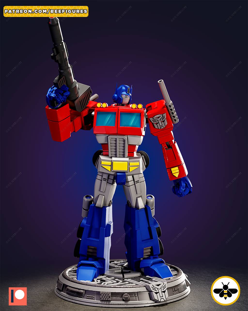 P站图纸印象馆 Bee Figures 变形金刚 擎天柱 Bee Figures 变形金刚 擎天柱