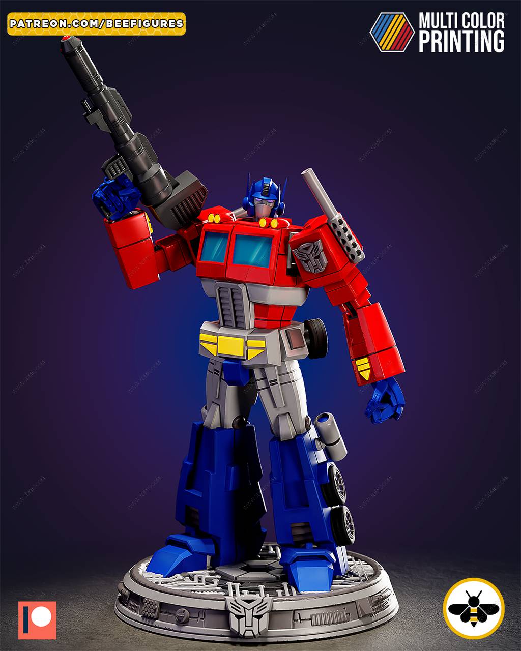 P站图纸印象馆 Bee Figures 变形金刚 擎天柱 Bee Figures 变形金刚 擎天柱