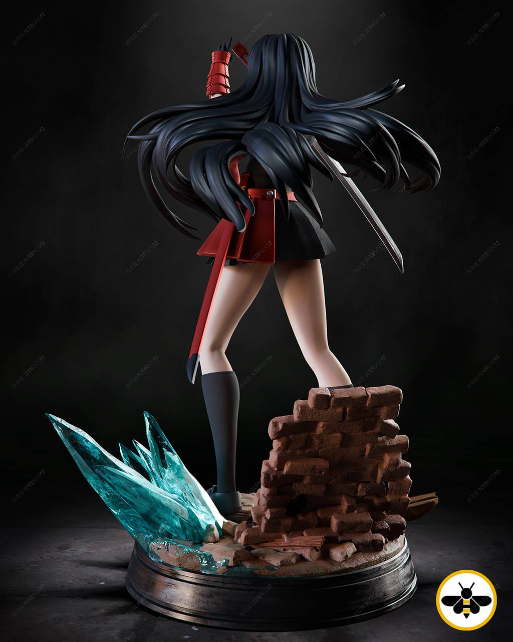 P站图纸印象馆 Bee Figures 斩·赤红之瞳 赤瞳 Bee Figures 斩·赤红之瞳 赤瞳