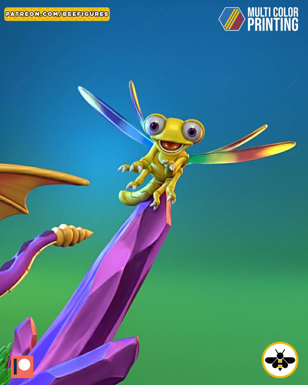 P站图纸印象馆 Bee Figures 紫龙斯派罗 Bee Figures 紫龙斯派罗