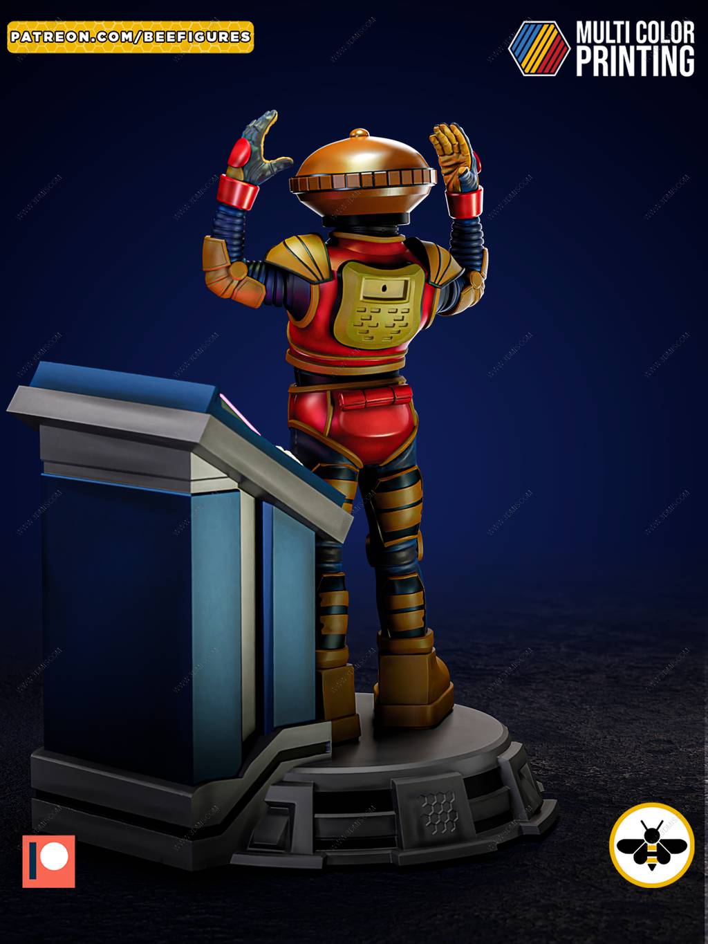 P站图纸印象馆 Bee Figures 恐龙战队 阿尔法5号 Bee Figures 恐龙战队 阿尔法5号