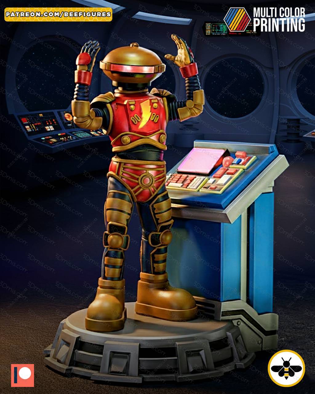 Bee Figures ‌恐龙战队 阿尔法5号