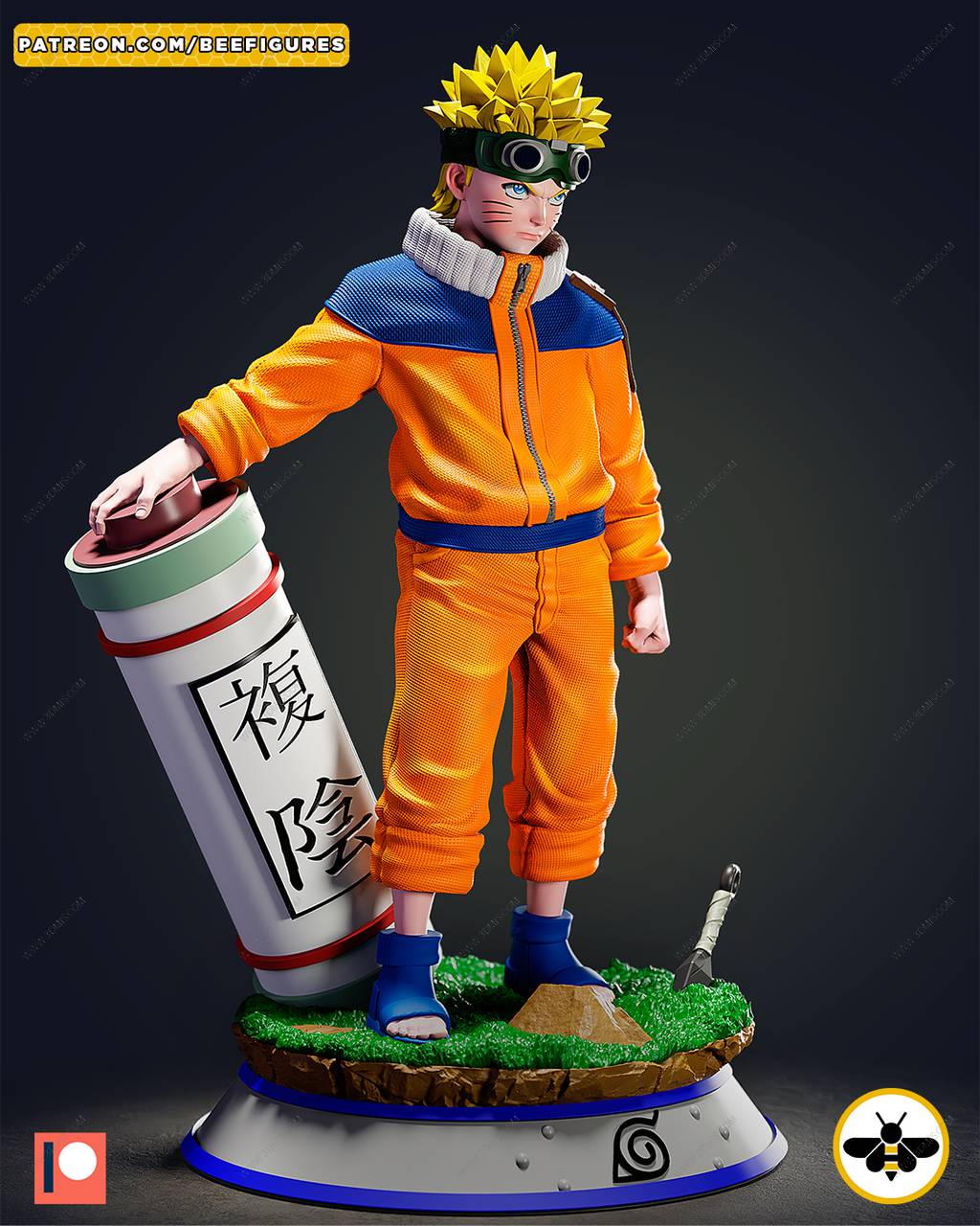 P站图纸印象馆 Bee Figures 火影忍者 漩涡鸣人 Bee Figures 火影忍者 漩涡鸣人