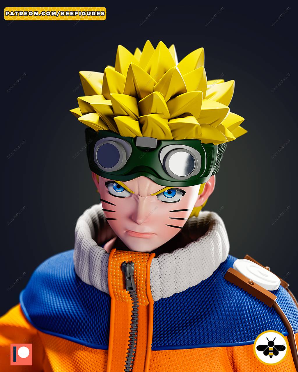 P站图纸印象馆 Bee Figures 火影忍者 漩涡鸣人 Bee Figures 火影忍者 漩涡鸣人