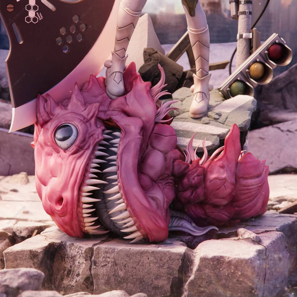 P站图纸印象馆 CA3D 怪兽8号 四之宫奇可露 CA3D 怪兽8号 四之宫奇可露