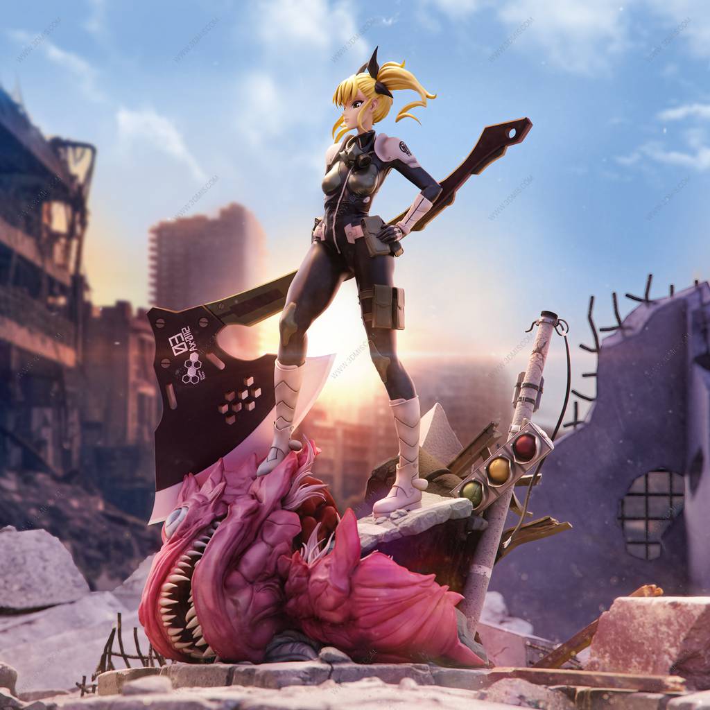 P站图纸印象馆 CA3D 怪兽8号 四之宫奇可露 CA3D 怪兽8号 四之宫奇可露