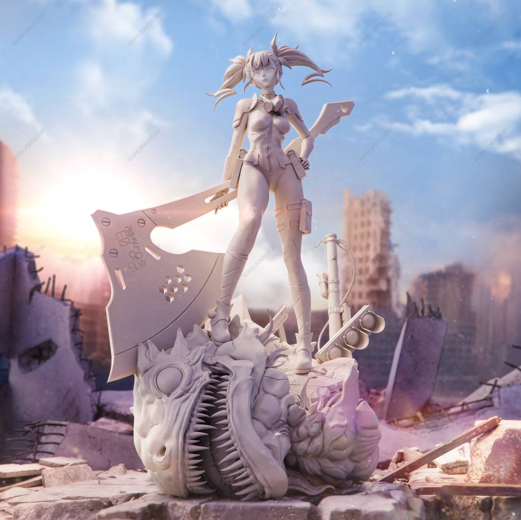 P站图纸印象馆 CA3D 怪兽8号 四之宫奇可露 CA3D 怪兽8号 四之宫奇可露