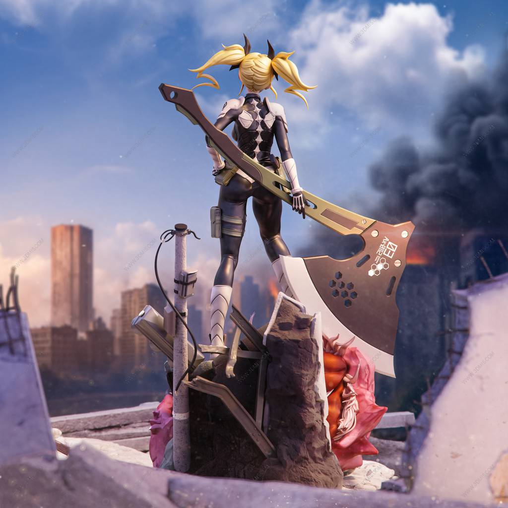 P站图纸印象馆 CA3D 怪兽8号 四之宫奇可露 CA3D 怪兽8号 四之宫奇可露