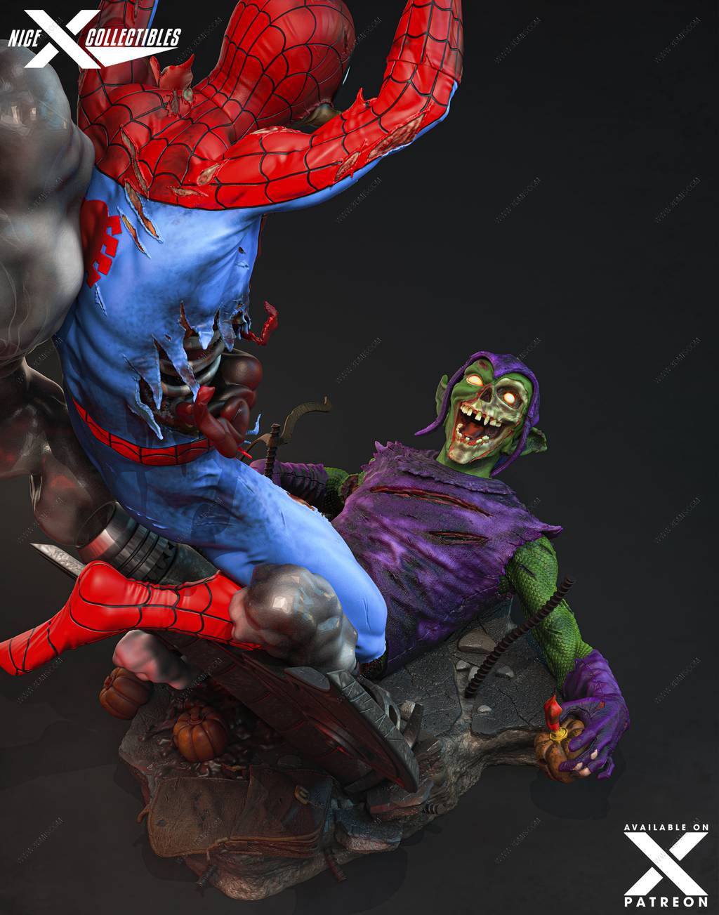 P站图纸印象馆 Nice X Collectibles 漫威 僵尸蜘蛛侠 Nice X Collectibles 漫威 僵尸蜘蛛侠