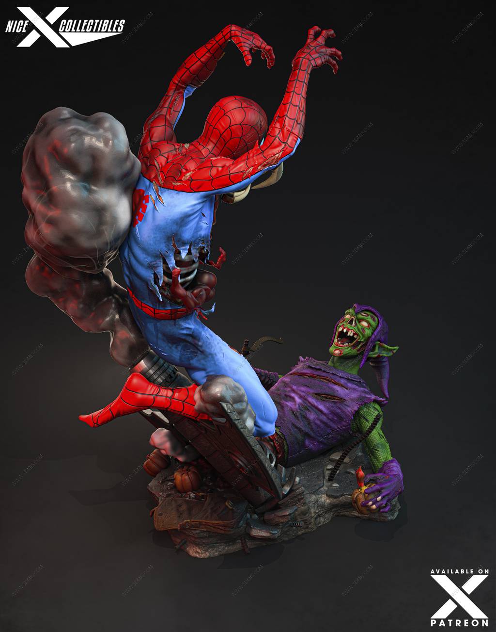 P站图纸印象馆 Nice X Collectibles 漫威 僵尸蜘蛛侠 Nice X Collectibles 漫威 僵尸蜘蛛侠