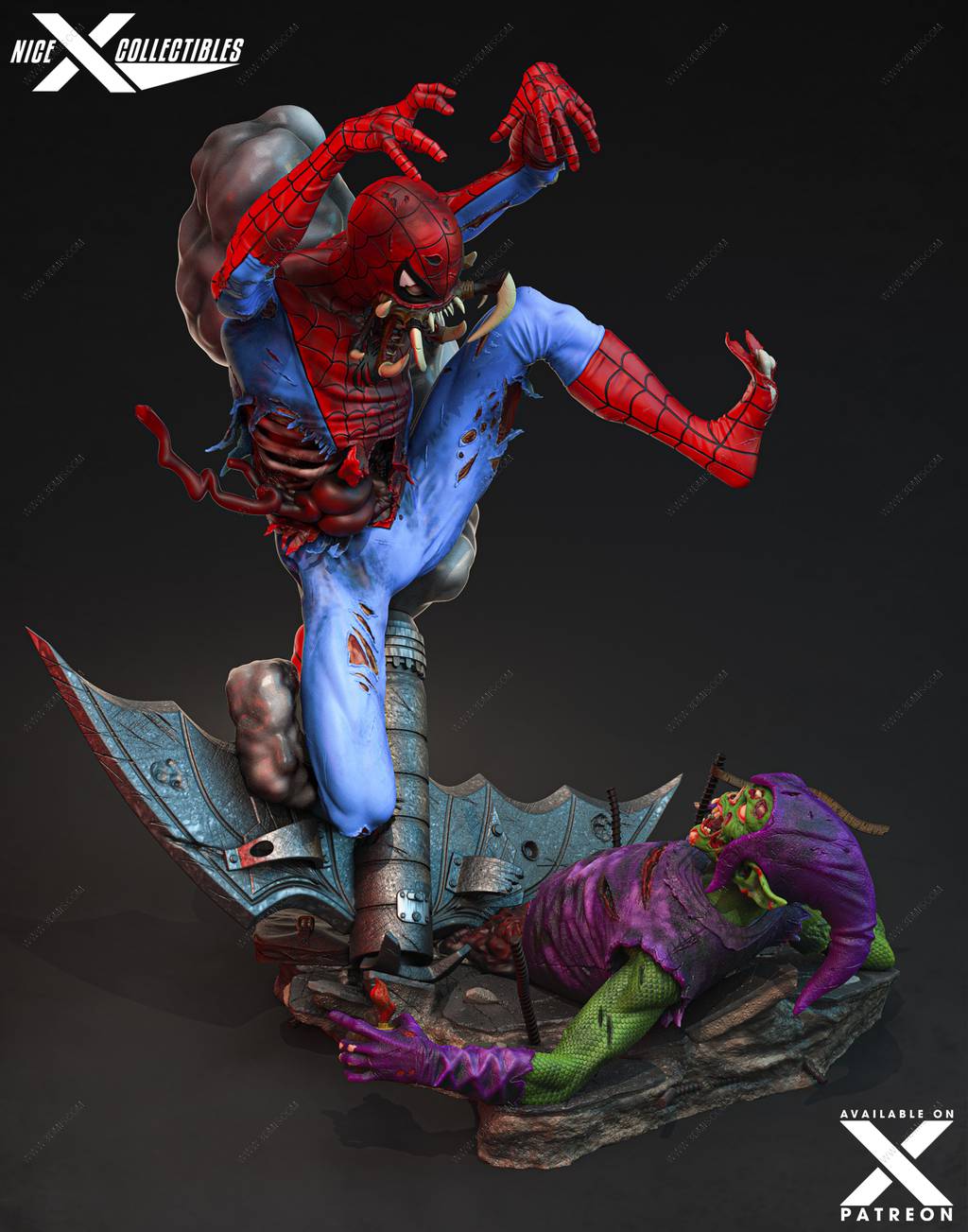 P站图纸印象馆 Nice X Collectibles 漫威 僵尸蜘蛛侠 Nice X Collectibles 漫威 僵尸蜘蛛侠