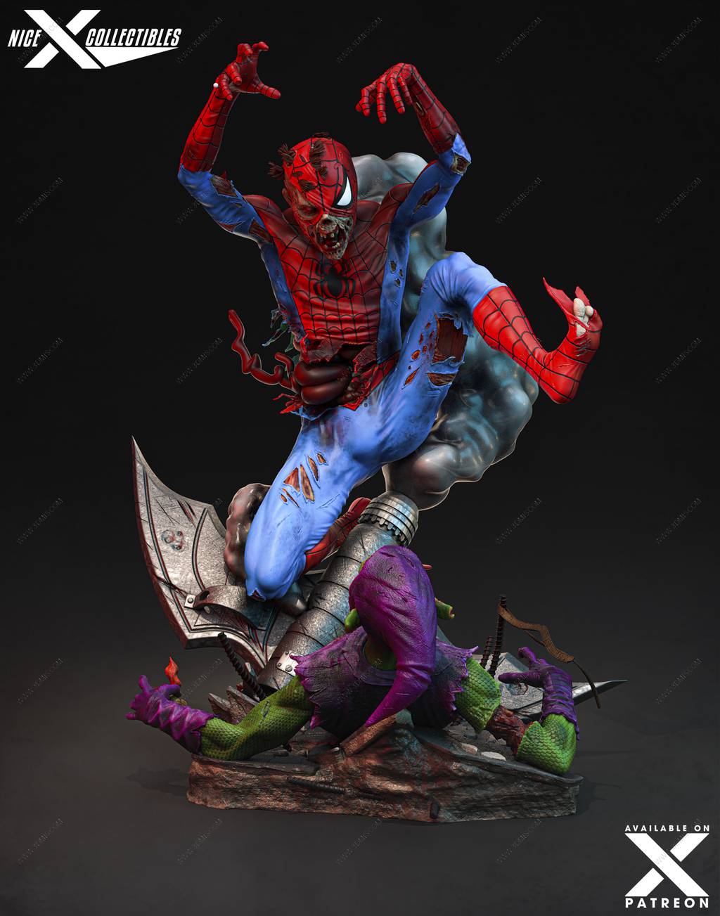 P站图纸印象馆 Nice X Collectibles 漫威 僵尸蜘蛛侠 Nice X Collectibles 漫威 僵尸蜘蛛侠