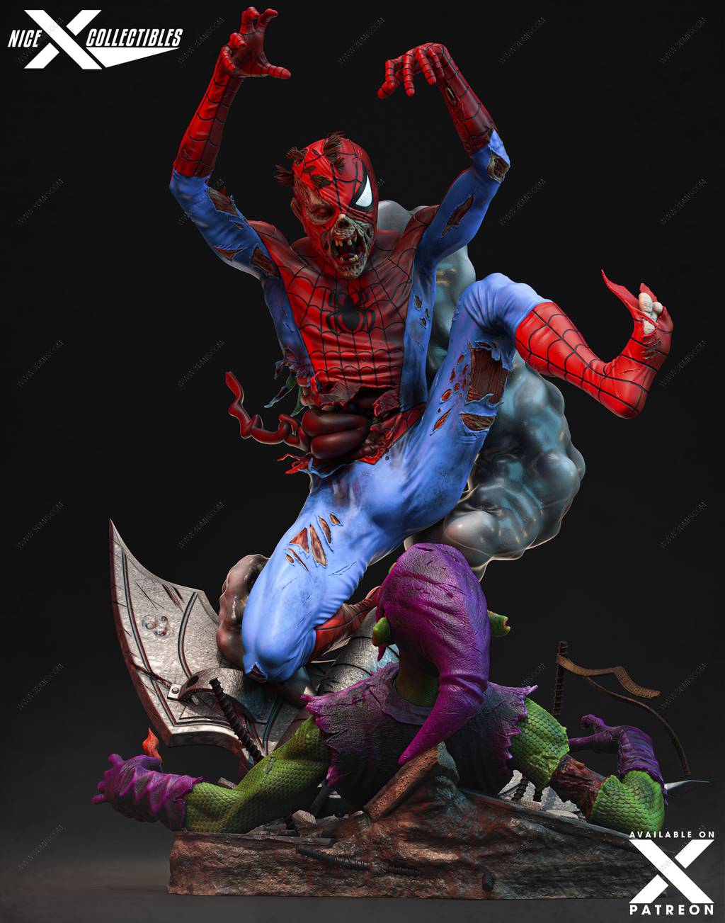 P站图纸印象馆 Nice X Collectibles 漫威 僵尸蜘蛛侠 Nice X Collectibles 漫威 僵尸蜘蛛侠