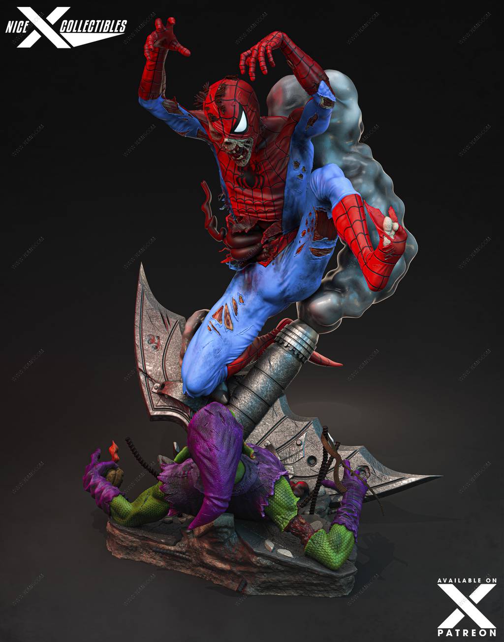 P站图纸印象馆 Nice X Collectibles 漫威 僵尸蜘蛛侠 Nice X Collectibles 漫威 僵尸蜘蛛侠