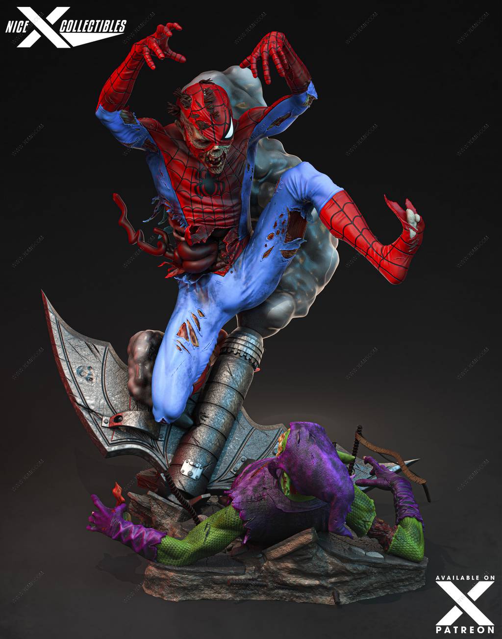 P站图纸印象馆 Nice X Collectibles 漫威 僵尸蜘蛛侠 Nice X Collectibles 漫威 僵尸蜘蛛侠