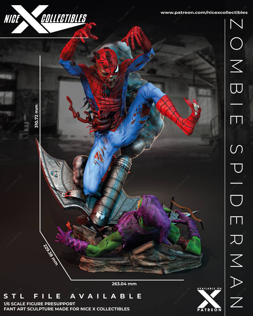 P站图纸印象馆 Nice X Collectibles 漫威 僵尸蜘蛛侠 Nice X Collectibles 漫威 僵尸蜘蛛侠