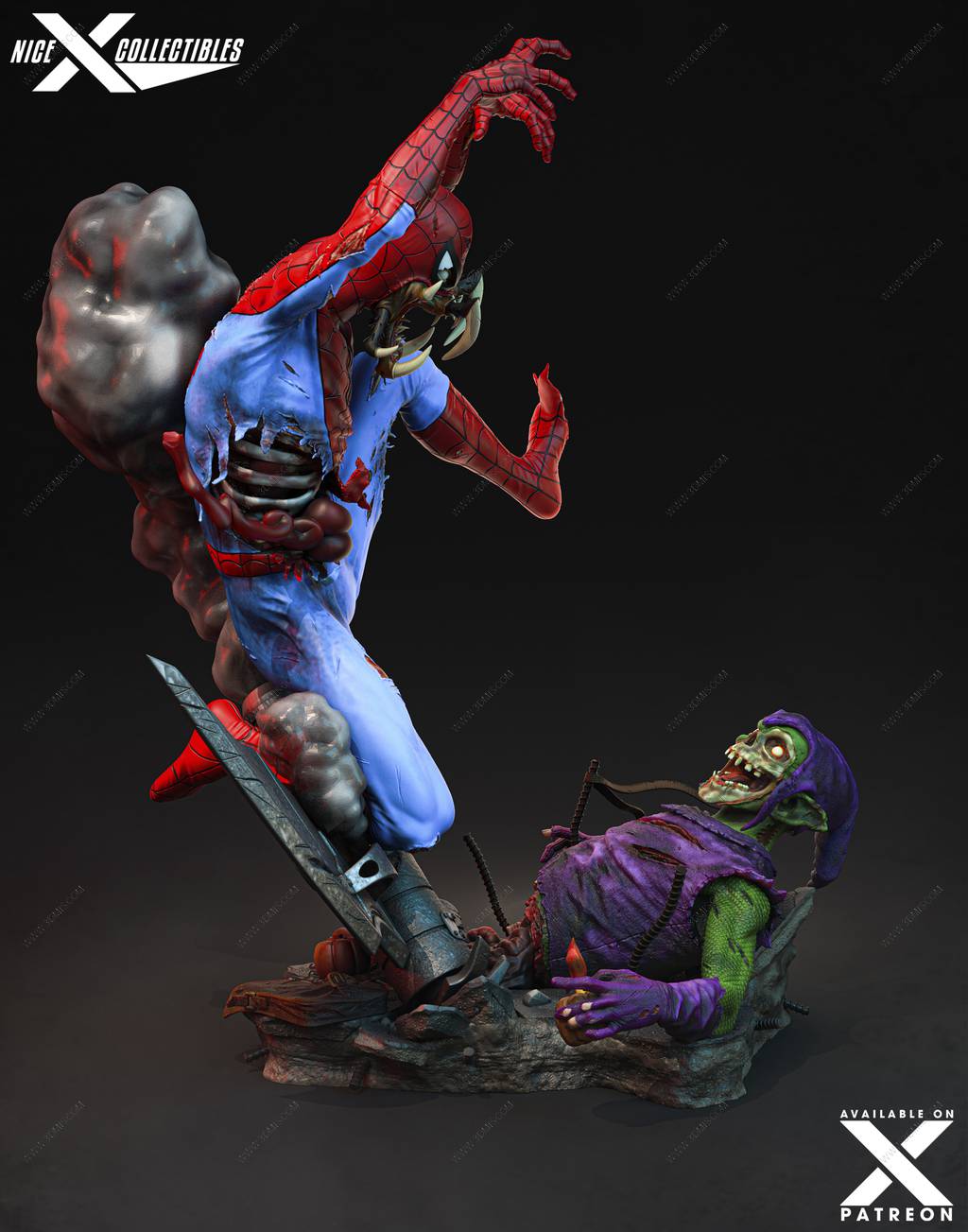 P站图纸印象馆 Nice X Collectibles 漫威 僵尸蜘蛛侠 Nice X Collectibles 漫威 僵尸蜘蛛侠
