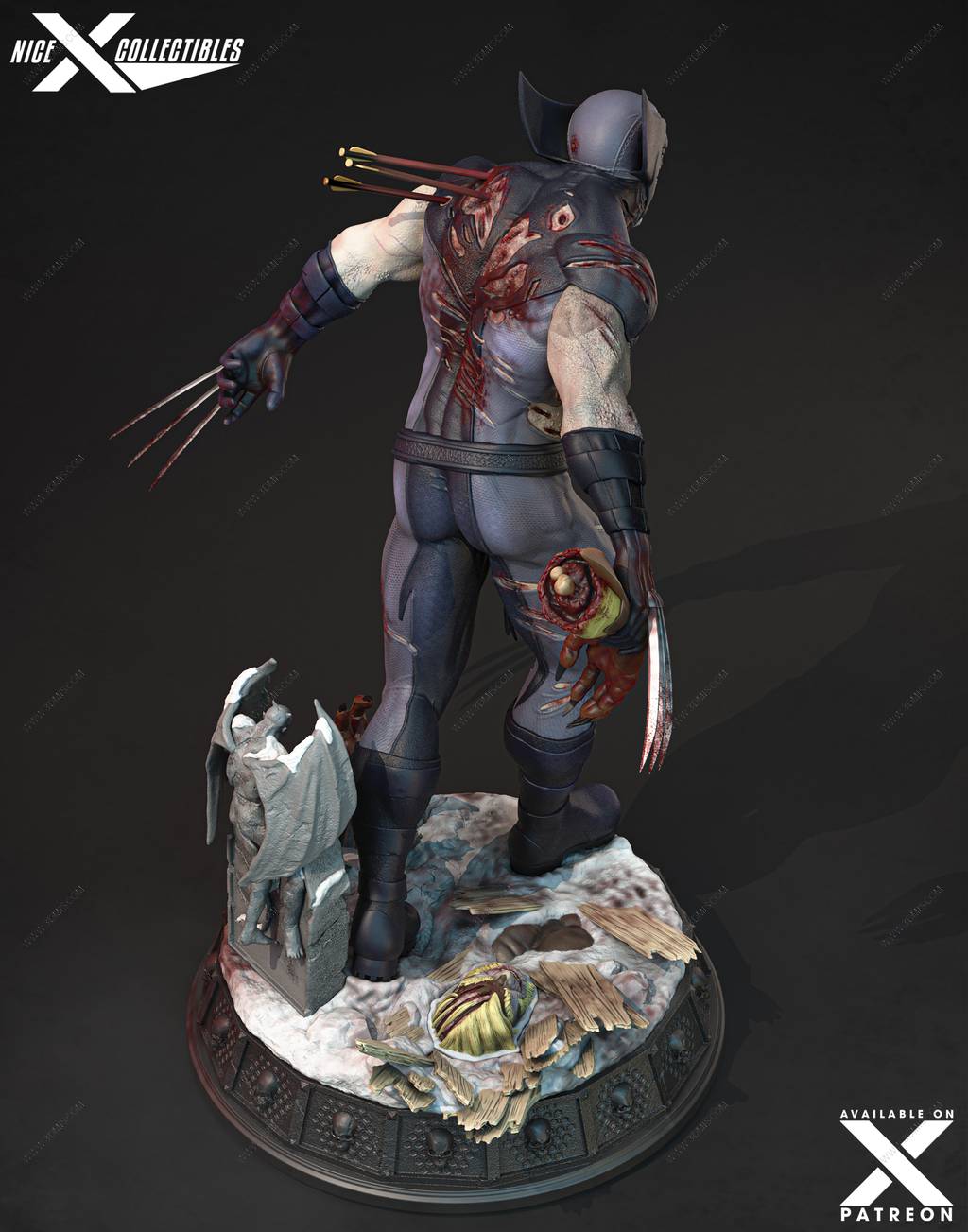 P站图纸印象馆 Nice X Collectibles 漫威 僵尸金刚狼 Nice X Collectibles 漫威 僵尸金刚狼