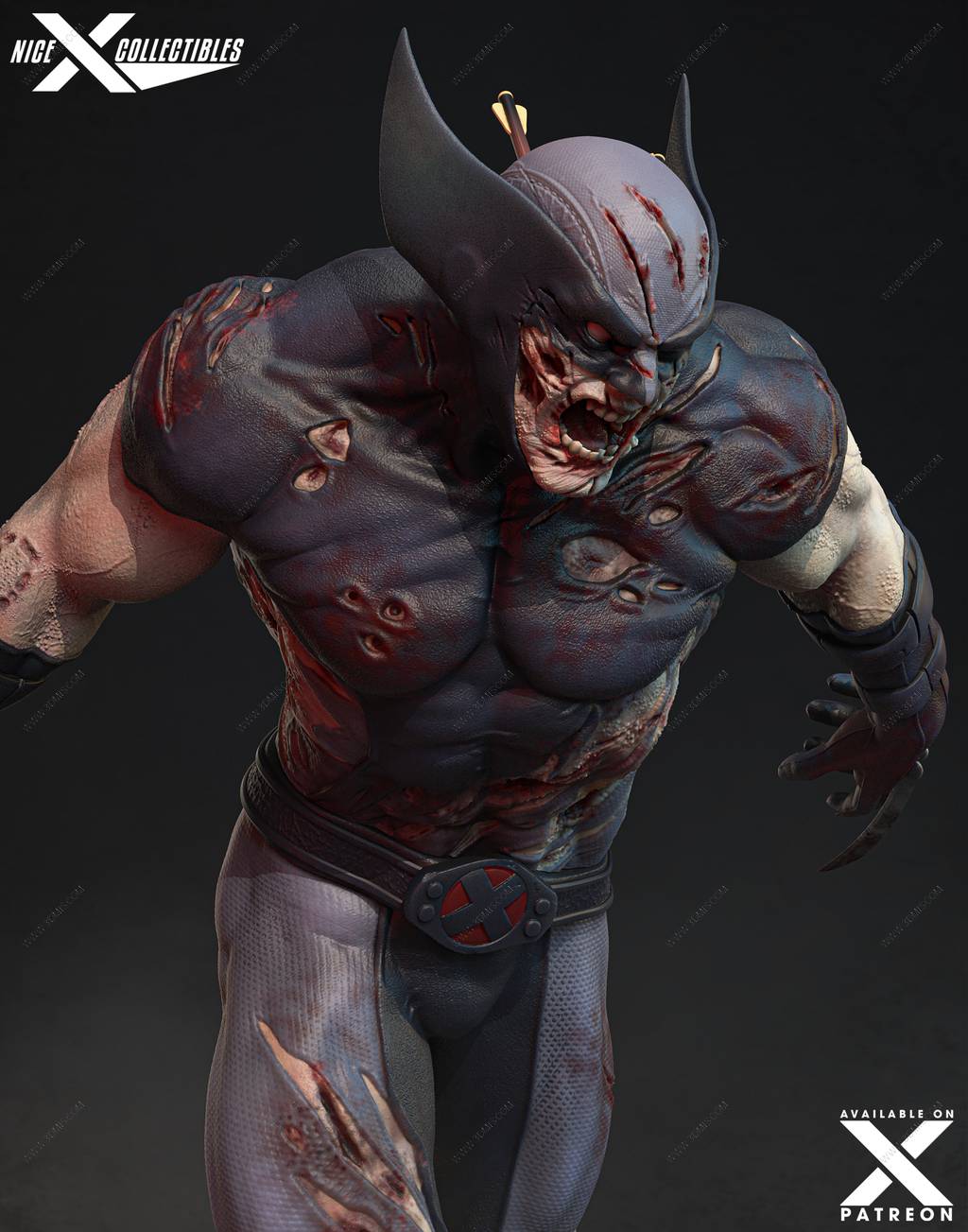 P站图纸印象馆 Nice X Collectibles 漫威 僵尸金刚狼 Nice X Collectibles 漫威 僵尸金刚狼