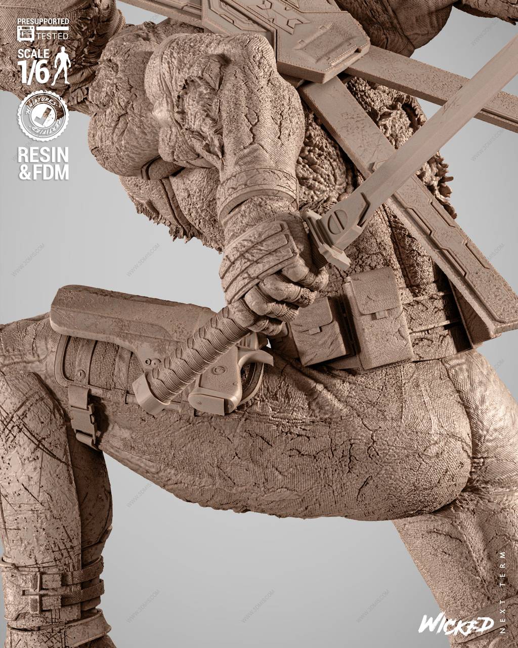 P站图纸印象馆 3DWicked 漫威 僵尸死侍 3DWicked 漫威 僵尸死侍