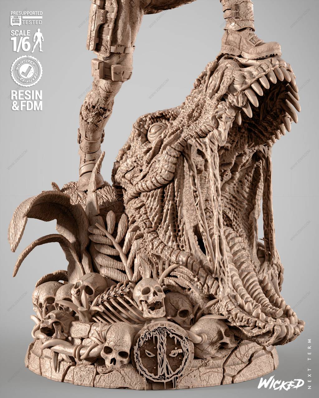 P站图纸印象馆 3DWicked 漫威 僵尸死侍 3DWicked 漫威 僵尸死侍