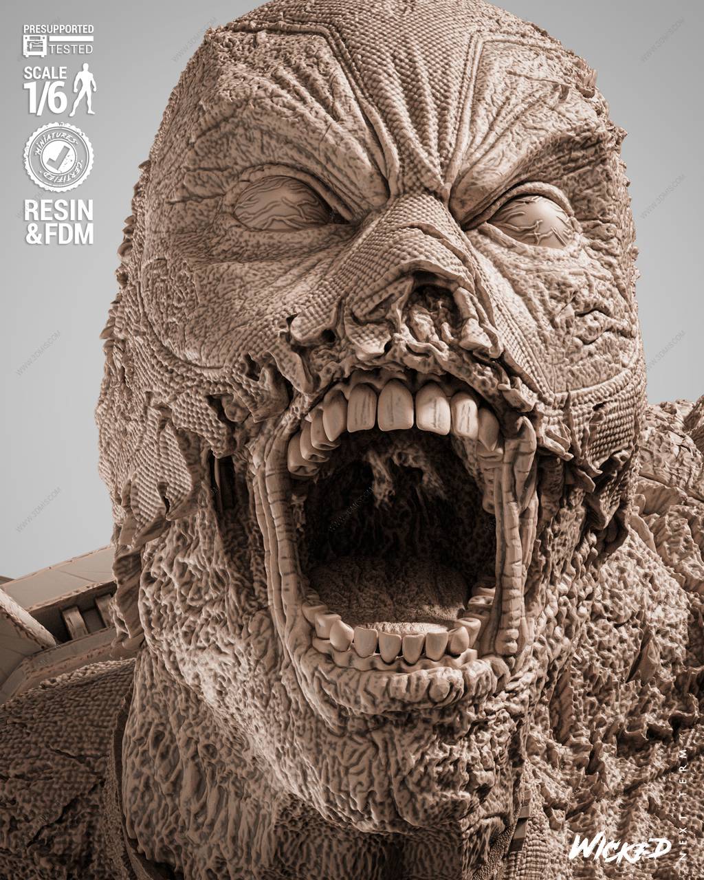 P站图纸印象馆 3DWicked 漫威 僵尸死侍 3DWicked 漫威 僵尸死侍