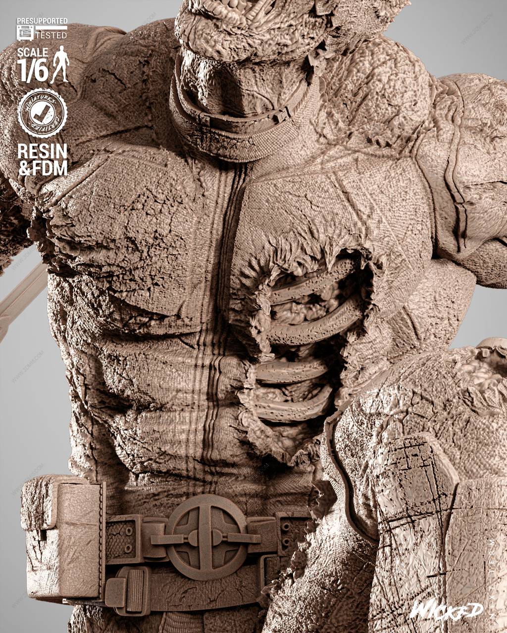 P站图纸印象馆 3DWicked 漫威 僵尸死侍 3DWicked 漫威 僵尸死侍