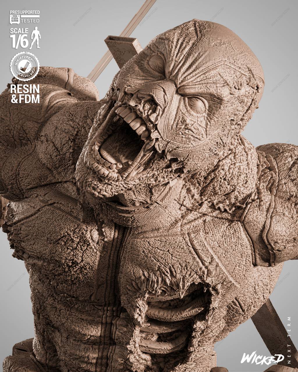 P站图纸印象馆 3DWicked 漫威 僵尸死侍 3DWicked 漫威 僵尸死侍