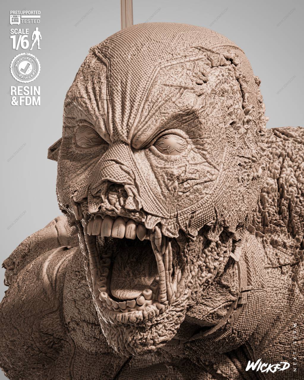 P站图纸印象馆 3DWicked 漫威 僵尸死侍 3DWicked 漫威 僵尸死侍