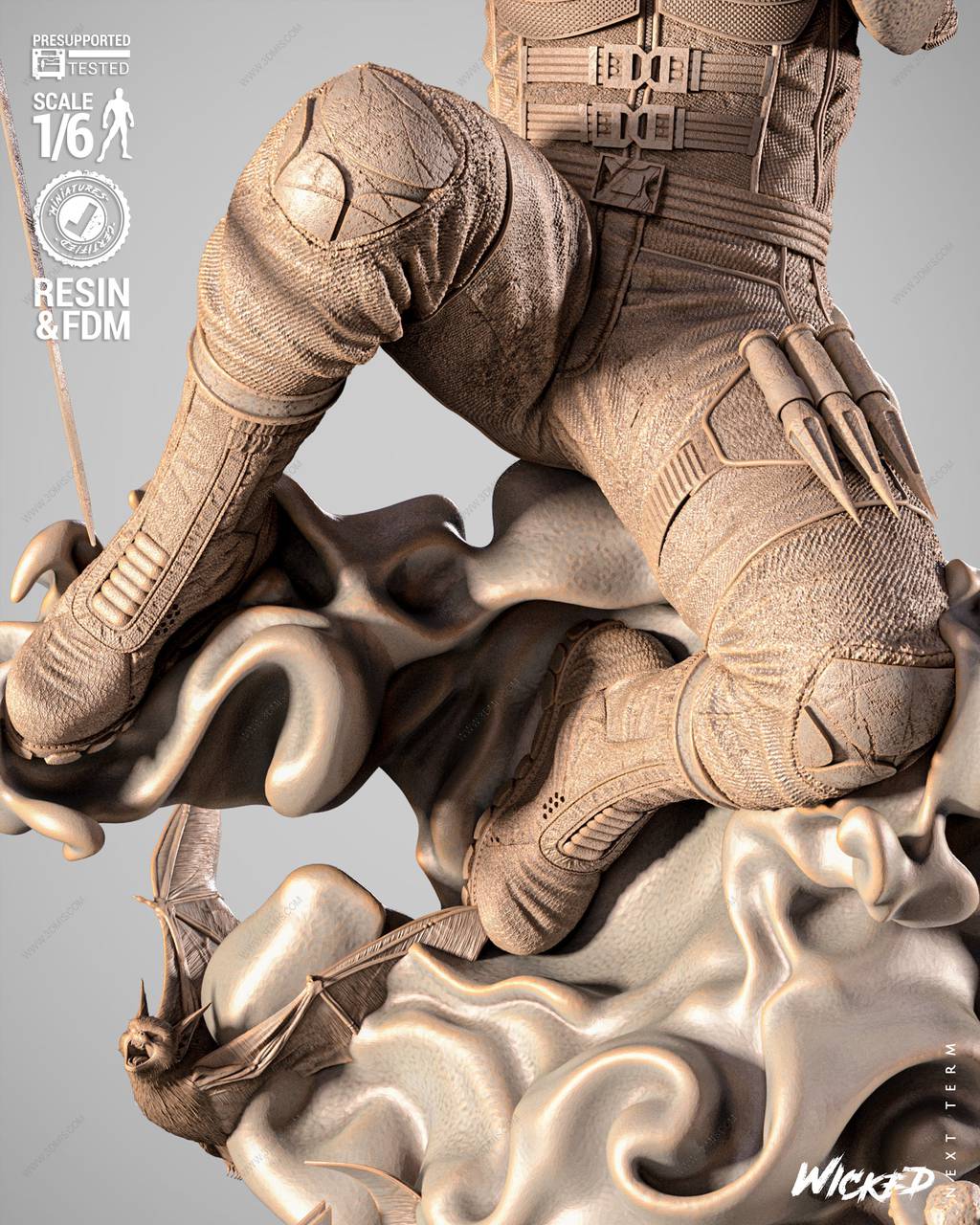 P站图纸印象馆 3DWicked 漫威 刀锋战士 3DWicked 漫威 刀锋战士