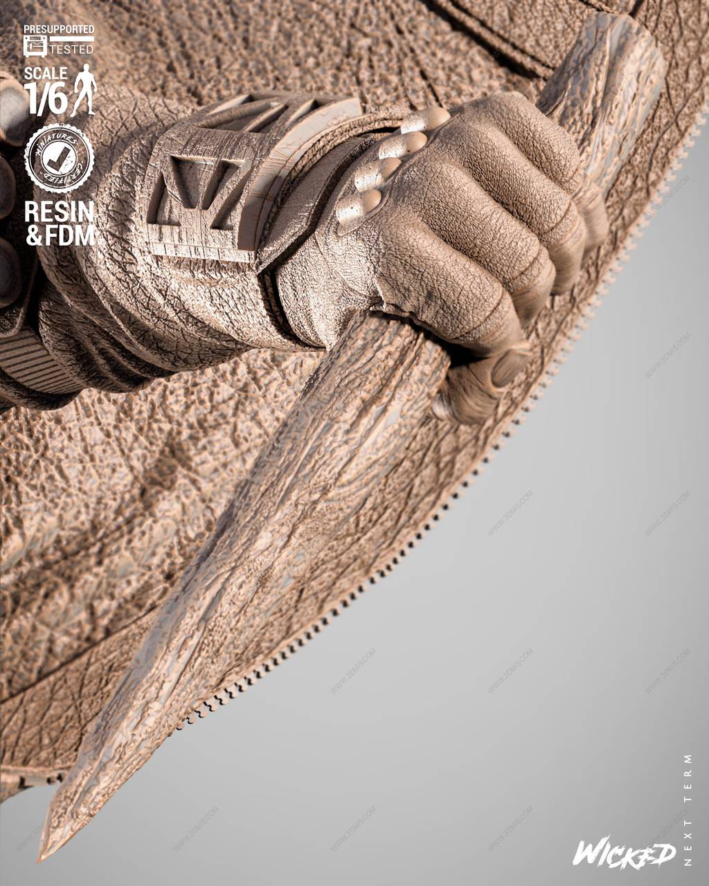 P站图纸印象馆 3DWicked 漫威 刀锋战士 3DWicked 漫威 刀锋战士