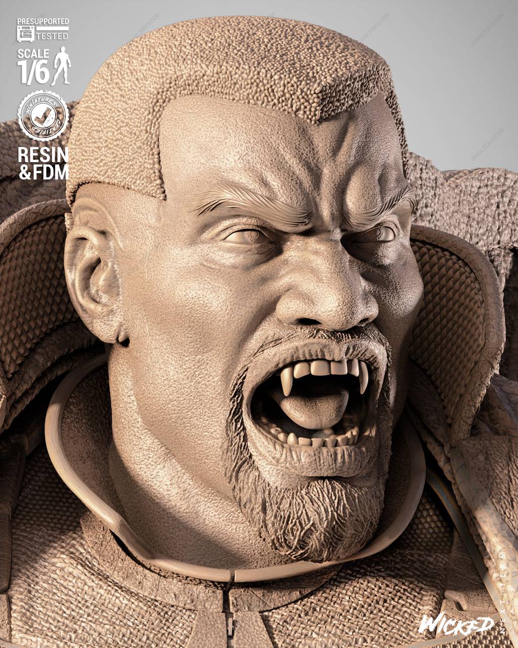 P站图纸印象馆 3DWicked 漫威 刀锋战士 3DWicked 漫威 刀锋战士