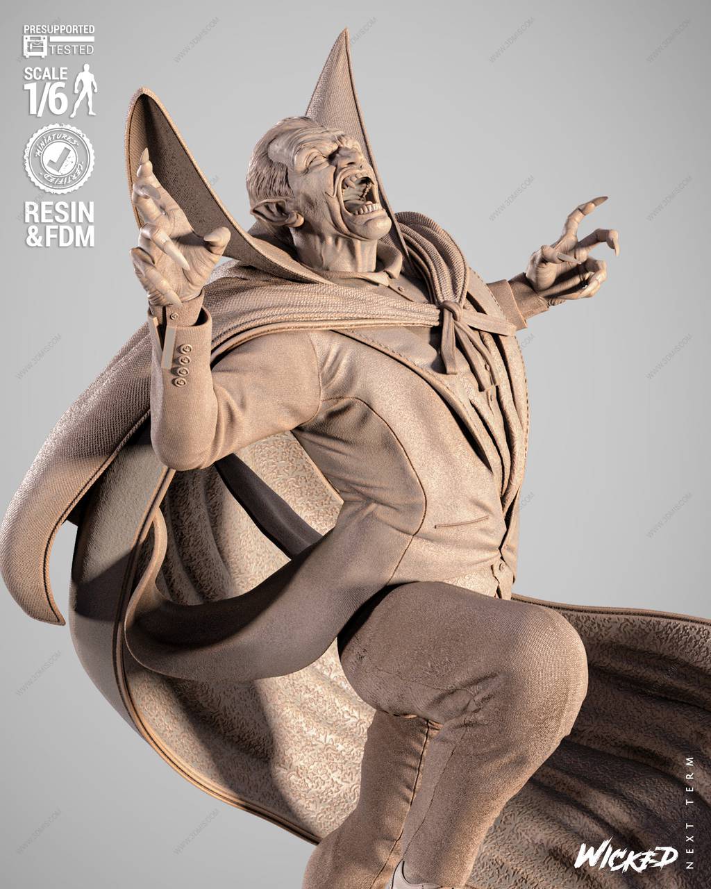 P站图纸印象馆 3DWicked 漫威 德古拉 3DWicked 漫威 德古拉