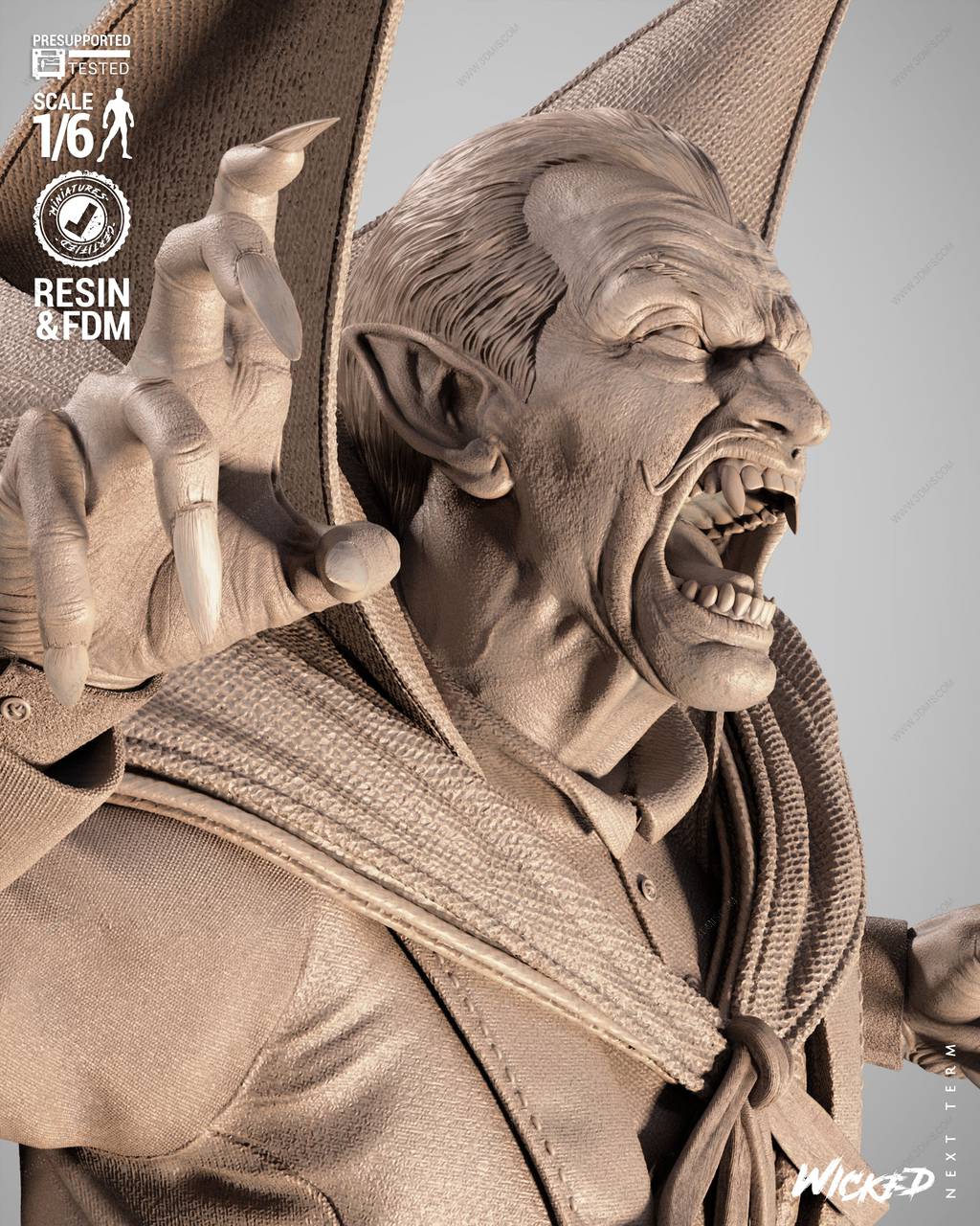 P站图纸印象馆 3DWicked 漫威 德古拉 3DWicked 漫威 德古拉